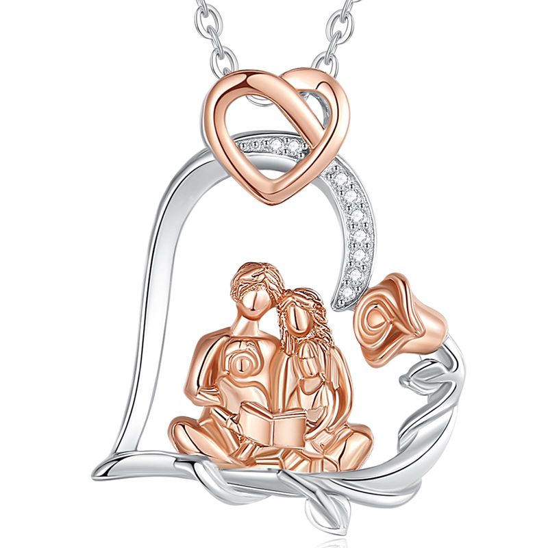 EUDORA Collana Cuore Argento Sterling 925 Harmony Ball