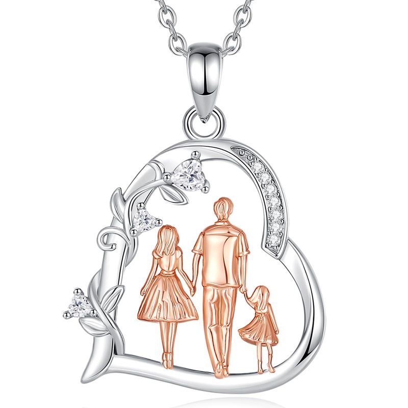 EUDORA Collana Harmony Ball Famiglia Argento 925