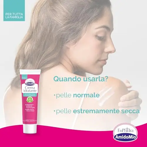 Euphidra - AmidoMio Crema Idratante con Amido di Riso e Acido Ialuronico, 12 Flaconi da 50ml, per un'Idratazione miniatura 3