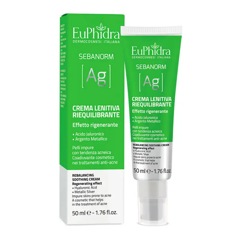 Sebanorm Ag Crema lenitiva riequilibrante - Crema idratante viso
