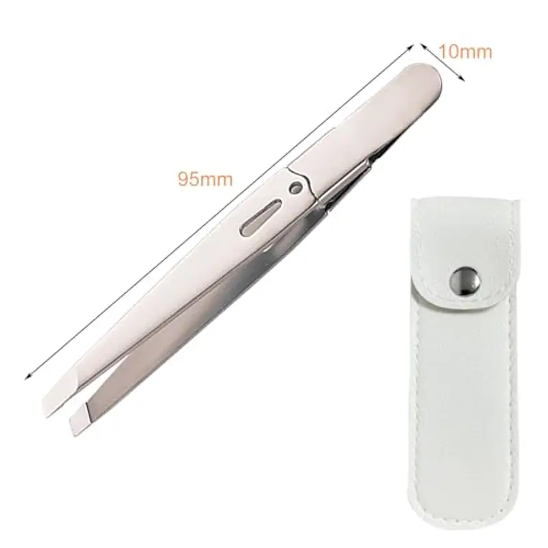 Eupneicu Pinzetta, Pinzetta Professionale Per Sopracciglia, Pinzette In Acciaio Inossidabile Per Sopracciglia, Per Routine Di Bellezza Quotidiana miniatura 2