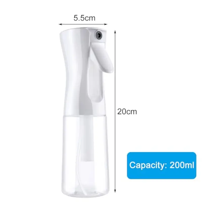 Eupneicu Spruzzino Nebulizzatore [ 200 Ml ], Flaconi Spray, Grilletto Spruzzatore Riutilizzabile Per Trucco, Cura Della Pelle, Pulizia Quotidiana, Ecc [ Bianco ] miniatura 2