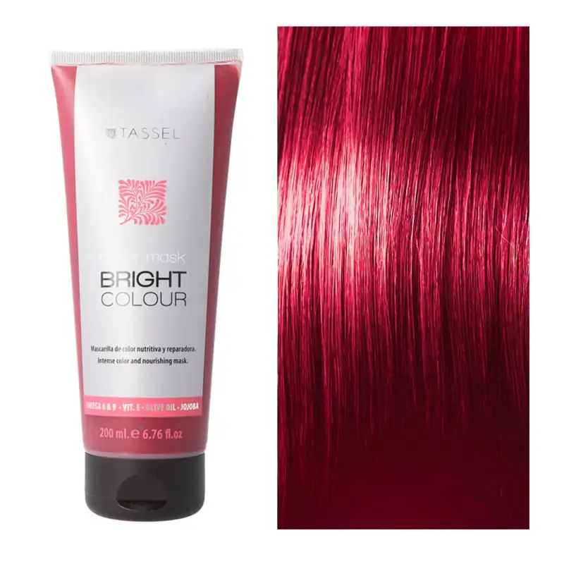 Bright Colour Maschera Capelli Colore Rosso 1un
