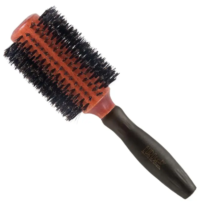 Pennello per miscelazione circolare in cinghiale con manico in gomma da 38 mm 1 unità