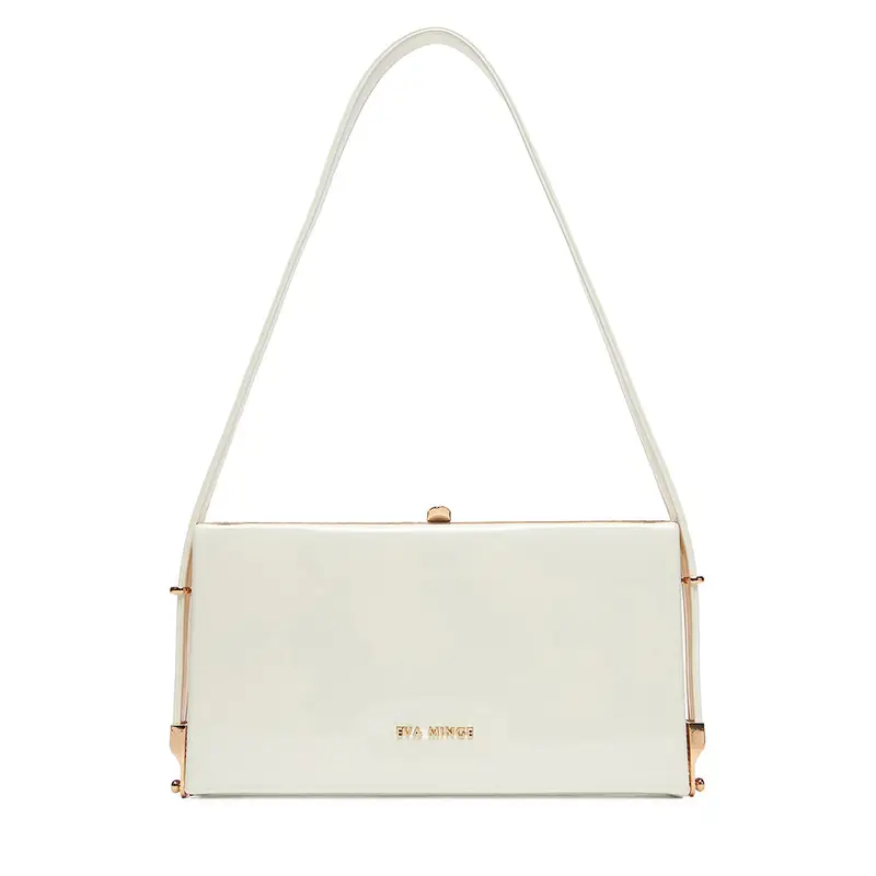 Borsetta Eva Minge EO-AVAH-LA482-6340 Écru Écru