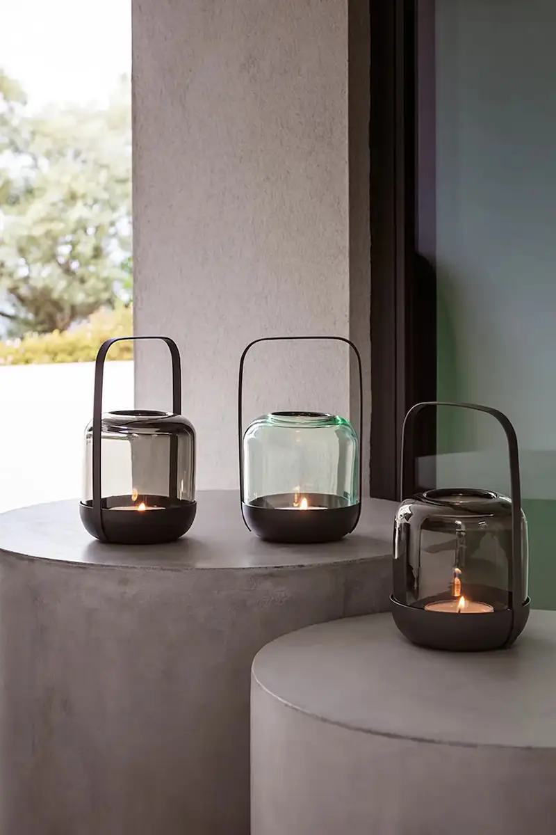 lanterna Acorn Stone colore grigio miniatura 4