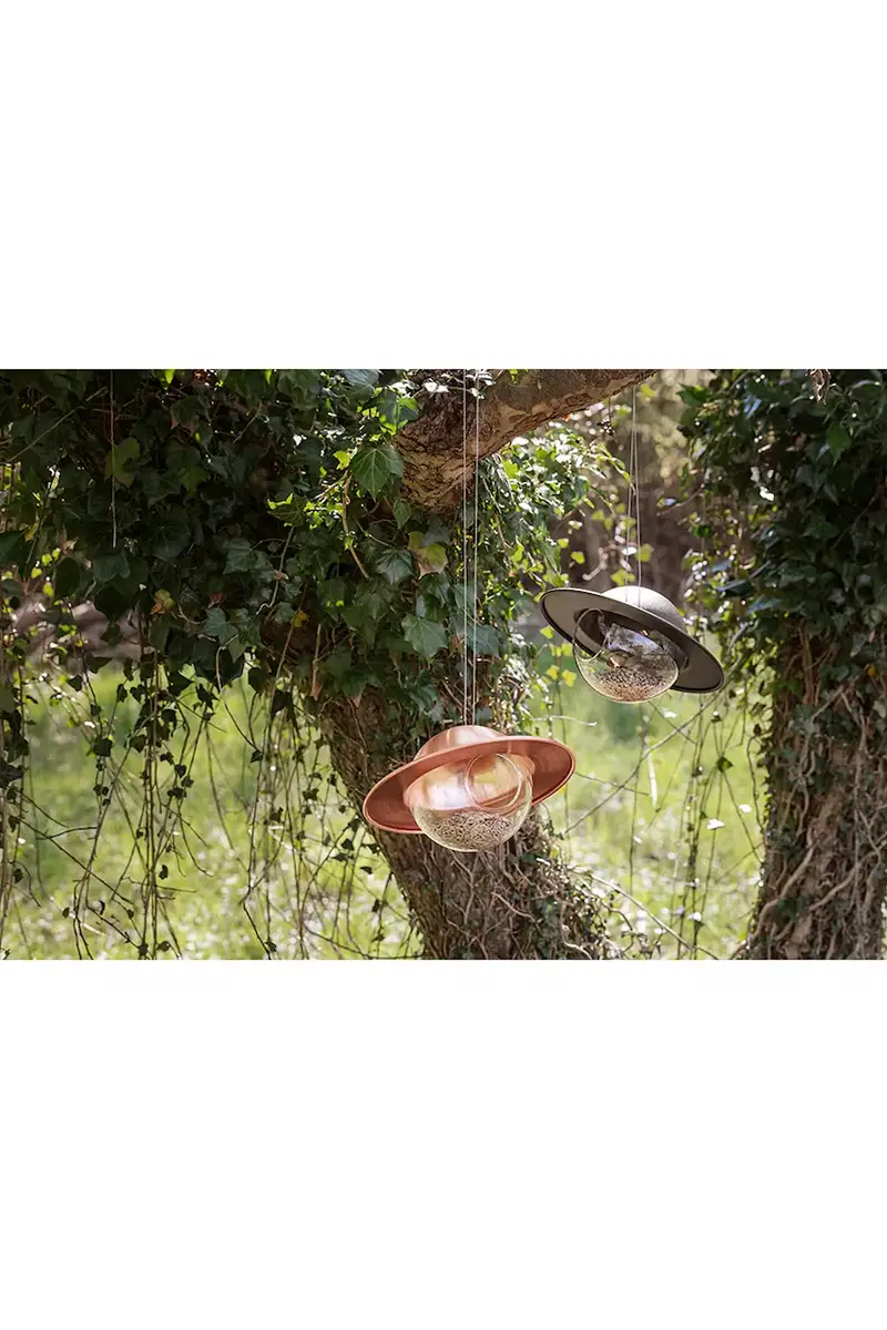 mangiatoia per uccelli Saturn colore arancione 0 miniatura 4