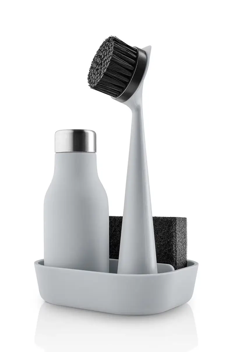 organizer per lavello Marble Grey pacco da 4 Grigio