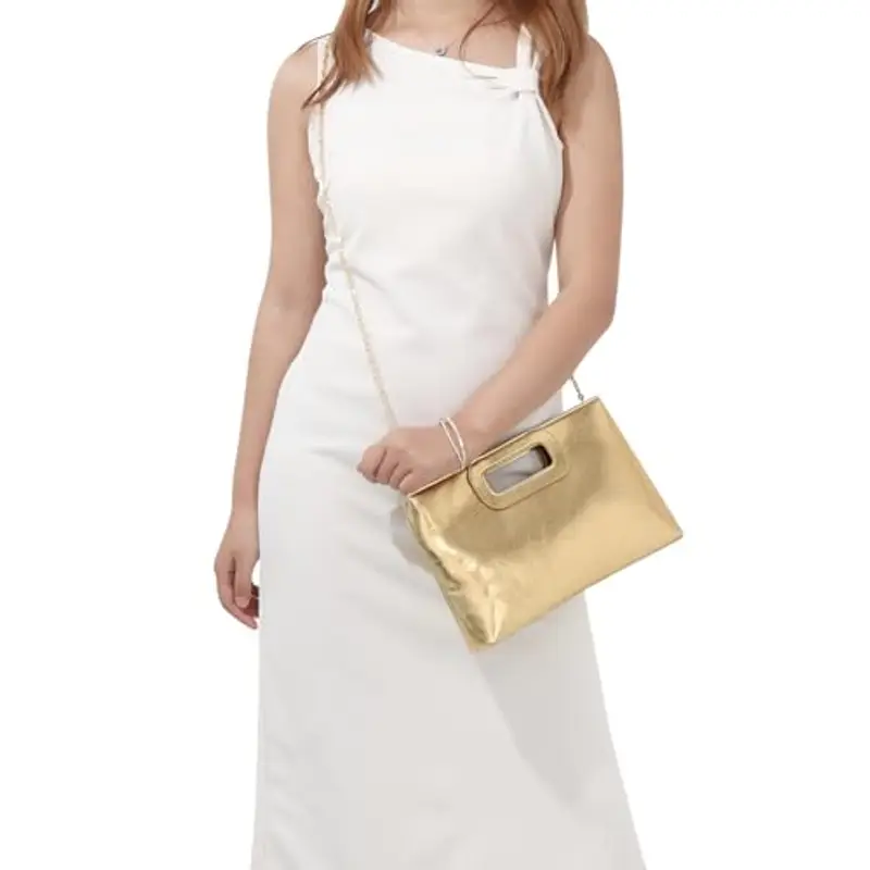 EVEOUT Pochette Donna Argento 1604143 miniatura 3