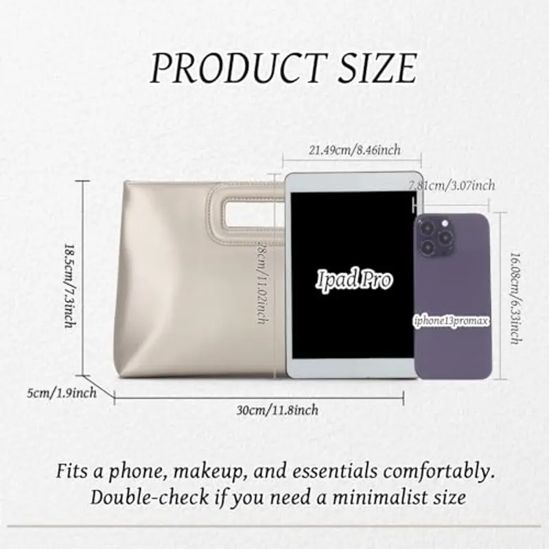 EVEOUT Pochette Donna Oro 1604144 miniatura 3