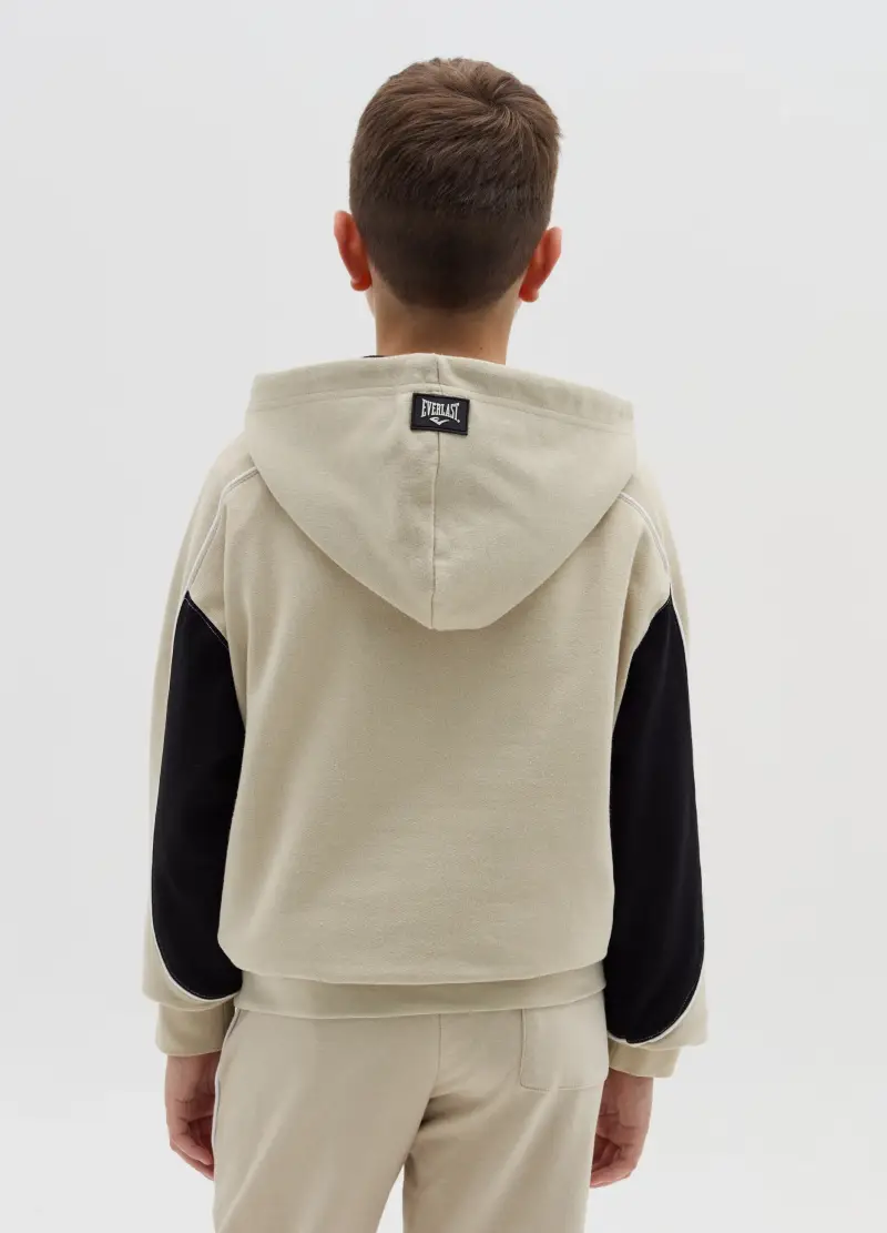 Felpa Con Cappuccio E Stampa Logo, Bambino, Multicolor miniatura 3