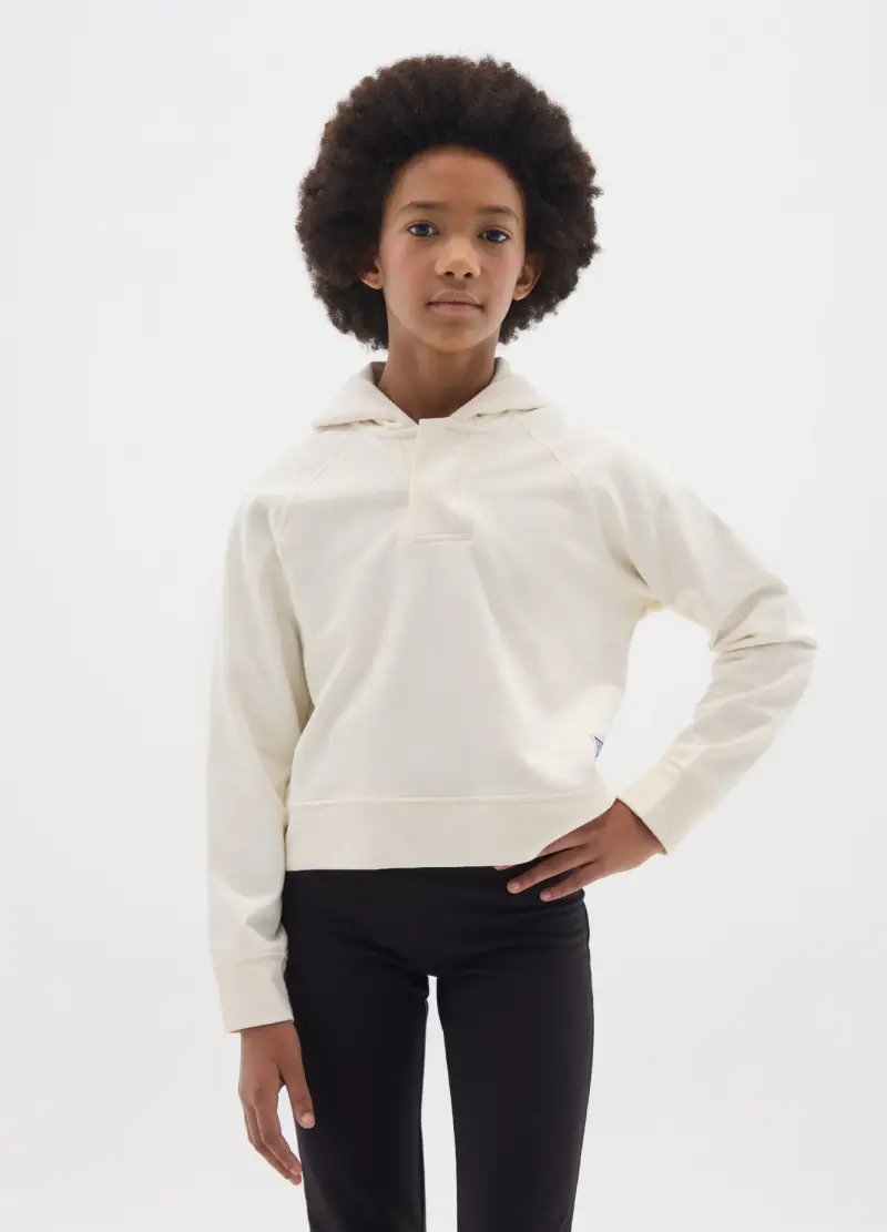 Everlast Felpa Bambina In Puro Cotone Giallo