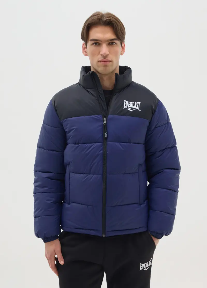 Giacca Imbottita Blu, Uomo, Multicolor