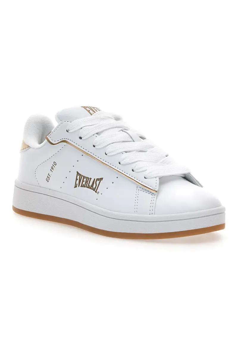 Sneakers bianche con dettagli oro Everlast EV-087P [BIANCO] miniatura 2