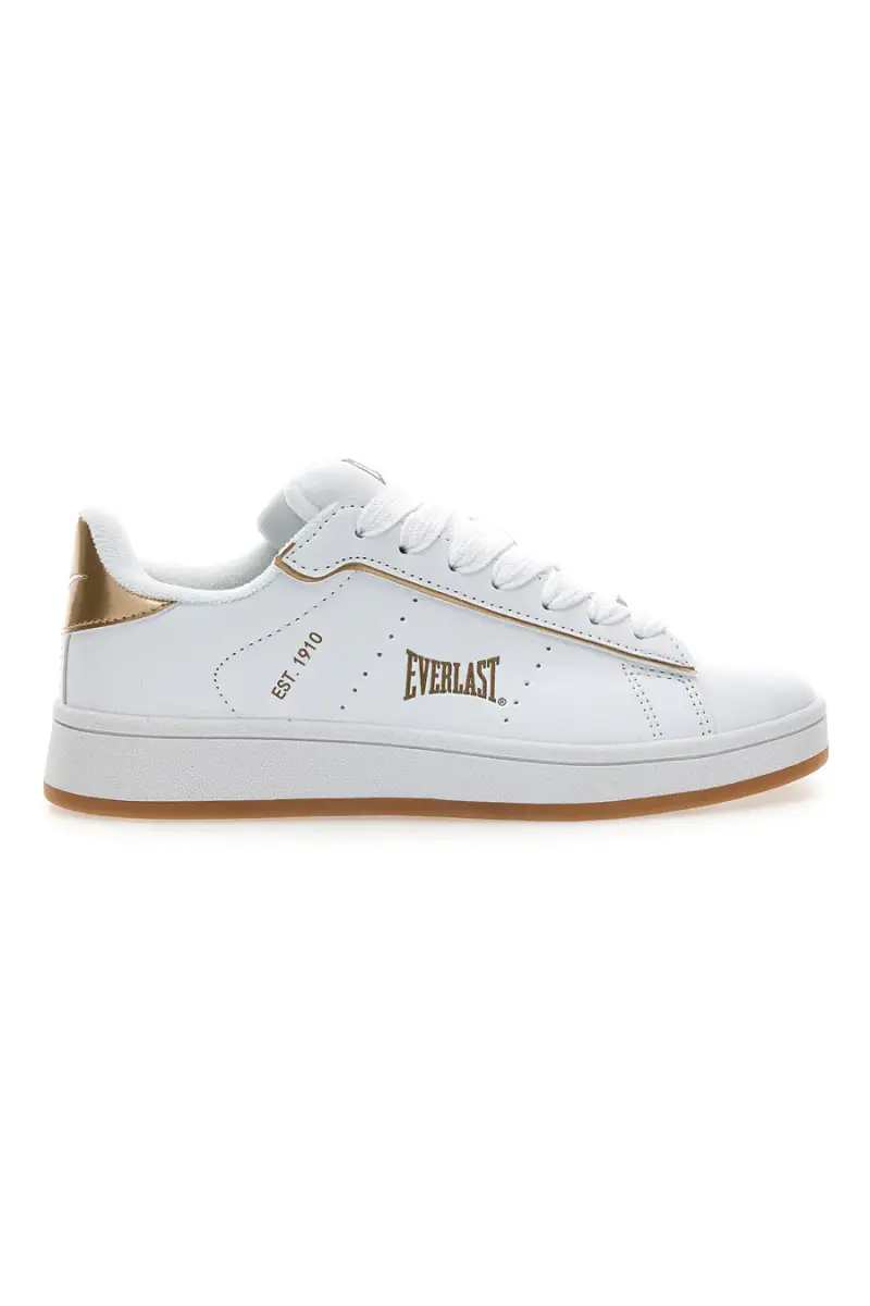 Sneakers bianche con dettagli oro Everlast EV-087P [BIANCO]