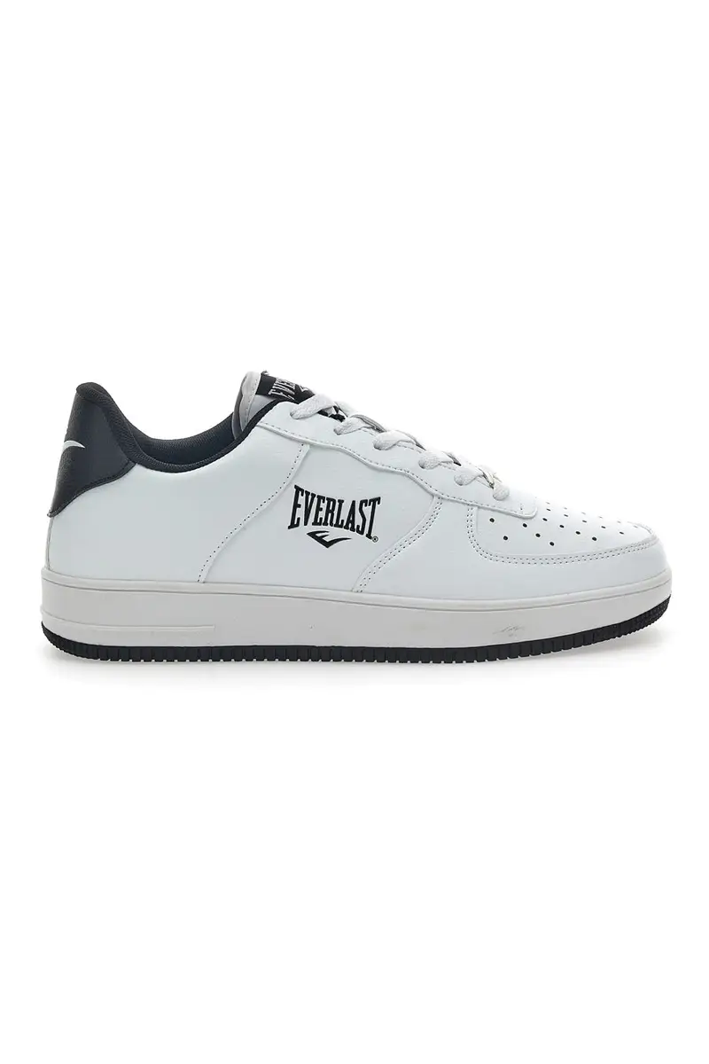 Sneakers Bianche e Nere Con Tomaia Traforata Everlast 713 [WHITE