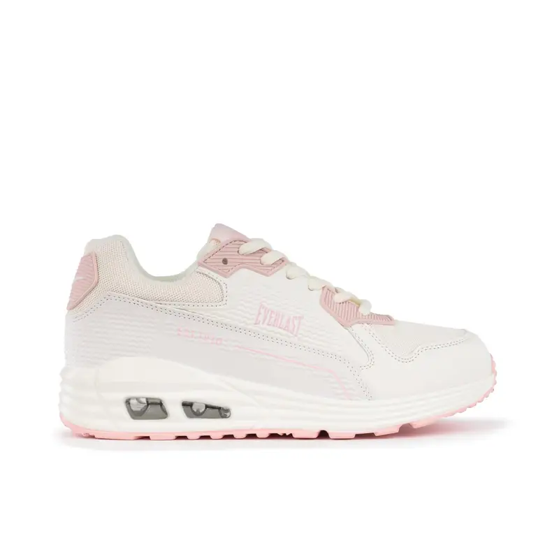 Sneakers donna da palestra bianche e rosa EV 810 con suola ad aria