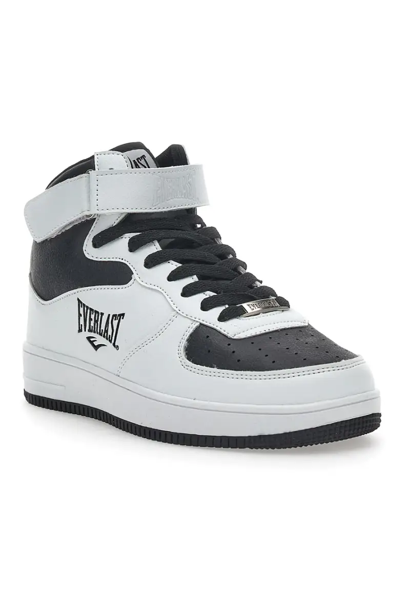 Sneakers Mid Cut Everlast 231714 Bianche-Nere [NERO miniatura 2