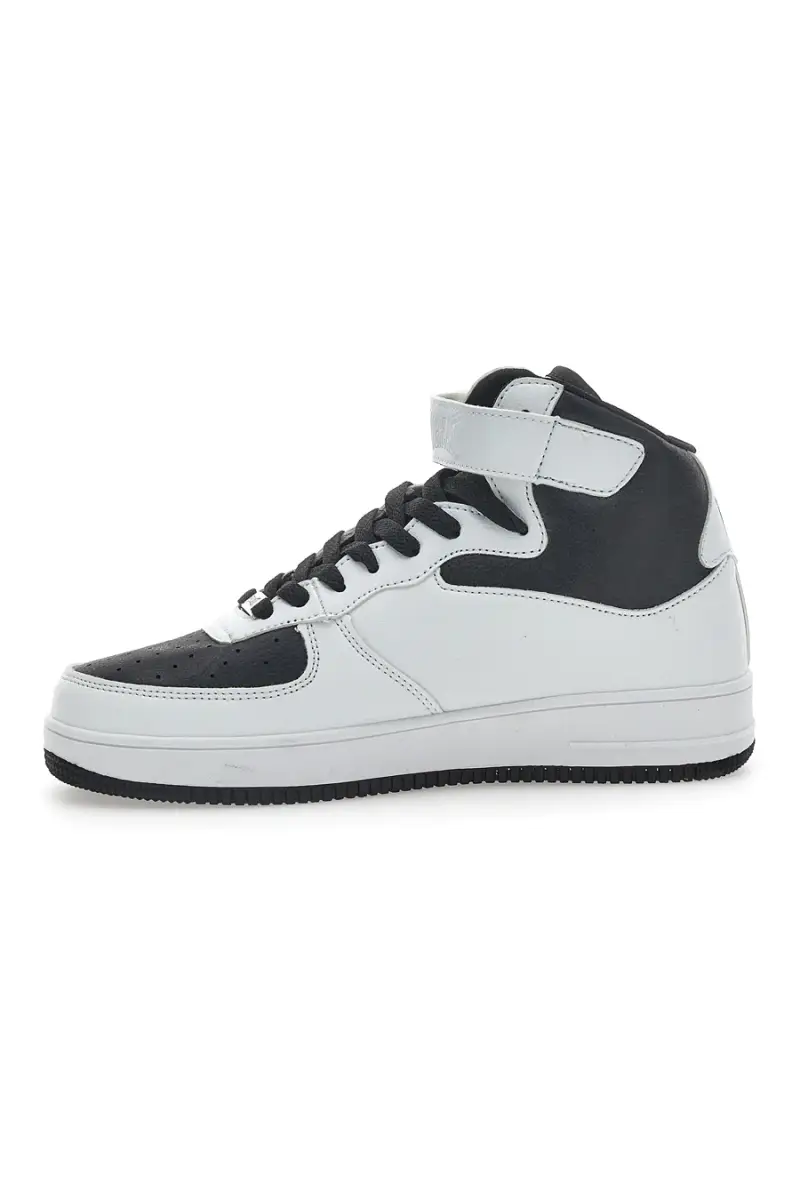 Sneakers Mid Cut Everlast 231714 Bianche-Nere [NERO miniatura 3