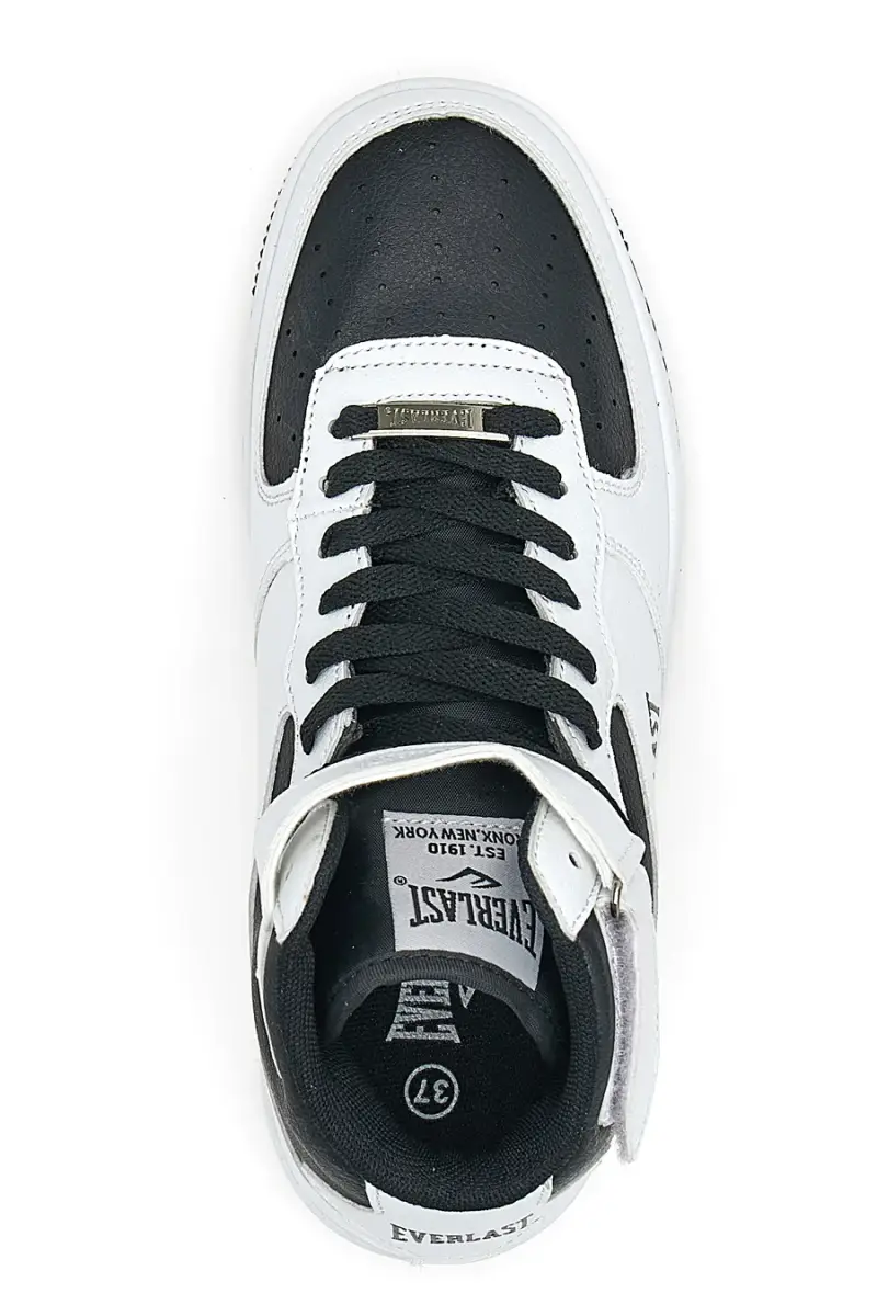 Sneakers Mid Cut Everlast 231714 Bianche-Nere [NERO miniatura 5