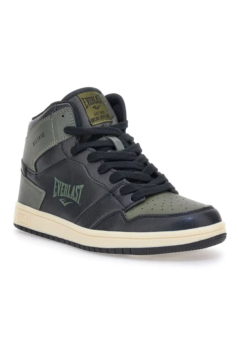 Sneakers mid verde e nero in materie sintetiche Everlast EV716 [NERO] miniatura 2