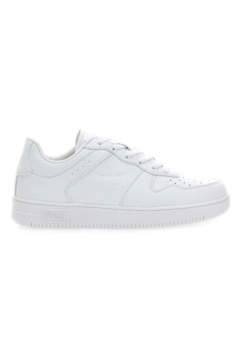 Sneakers total white traforate in materie sintetiche Everlast EV713 [BIANCO]