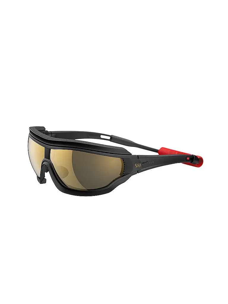 Occhiali sportivi Fusor Pro Black Matt Gletscher 4 nero