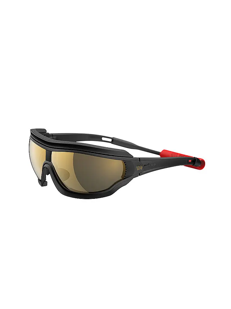 Occhiali sportivi Fusor Pro Black Matt Gletscher 4 nero