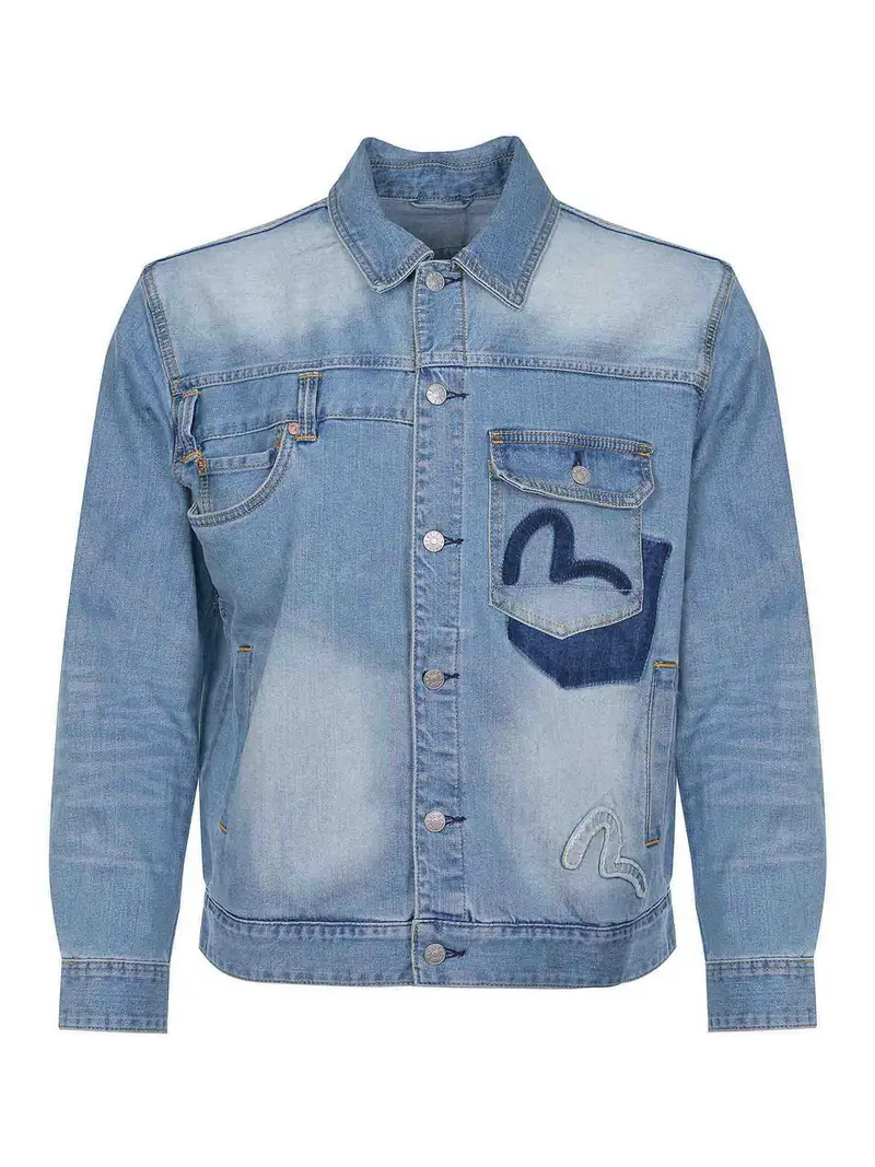 Giacca in denim Lavaggio chiaro
