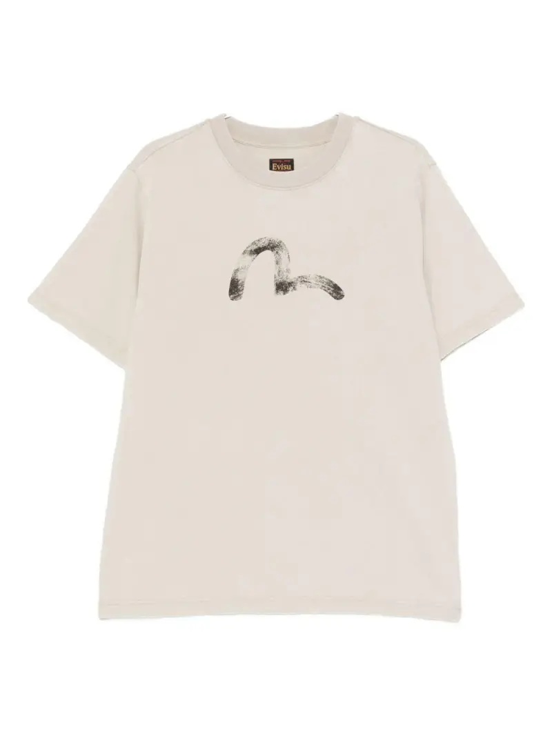 Evisu T-shirt Beige 3872502
