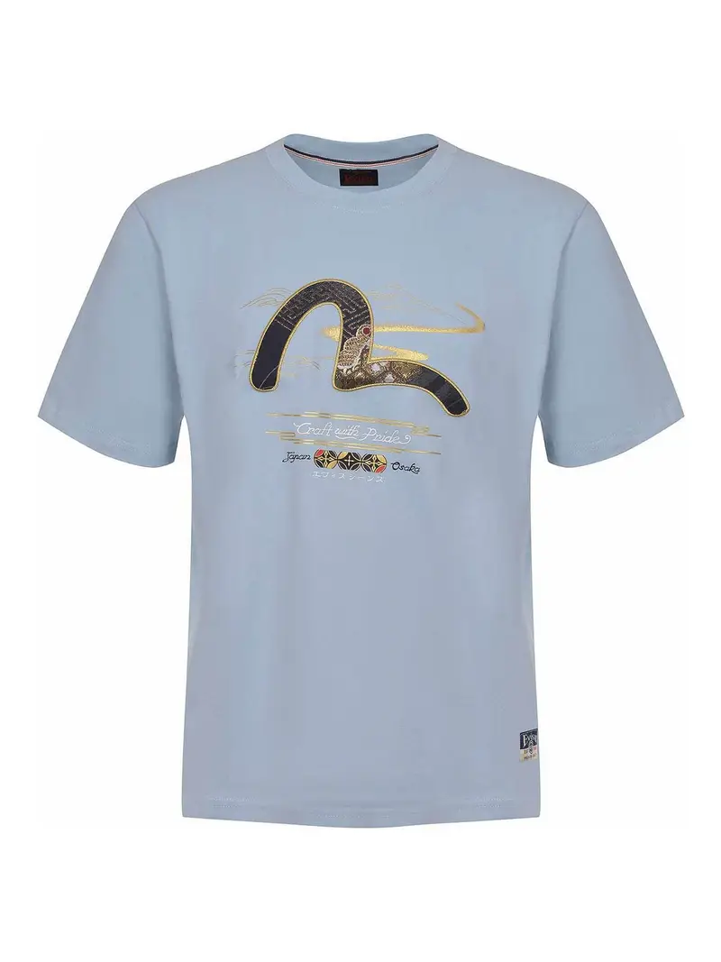 Evisu T-shirt Azzurro 3993526