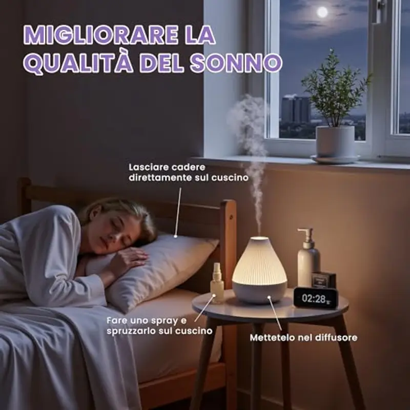 EVOKE OCCU Olio Essenziale di Lavanda 118ml, Puro Olio Essenziale per Diffusore, Cura della Pelle, Rilassamento, Sonno, Capelli, Massaggio miniatura 2