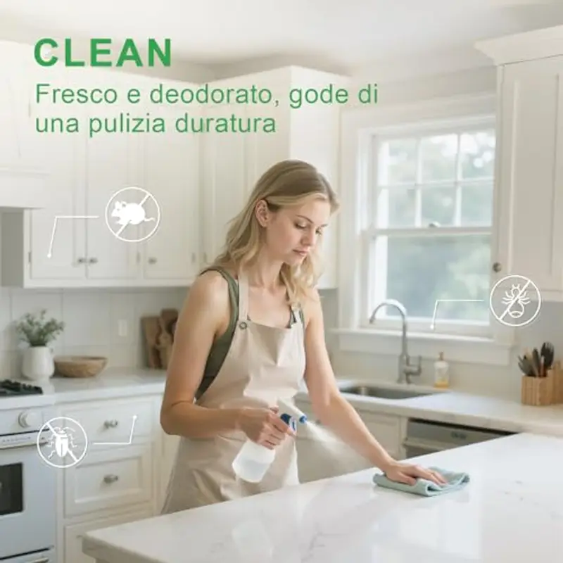 EVOKE OCCU Olio Essenziale Menta Piperita 118ml, Puro per Spray, Diffusore, Aromaterapia, Pelle, Massaggio, Capelli, Rinfrescante miniatura 2