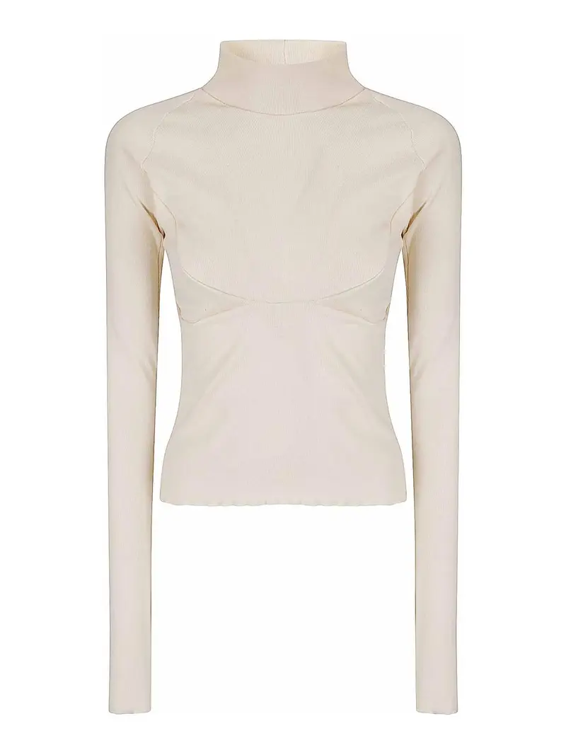 Maglia a maniche lunghe Crema