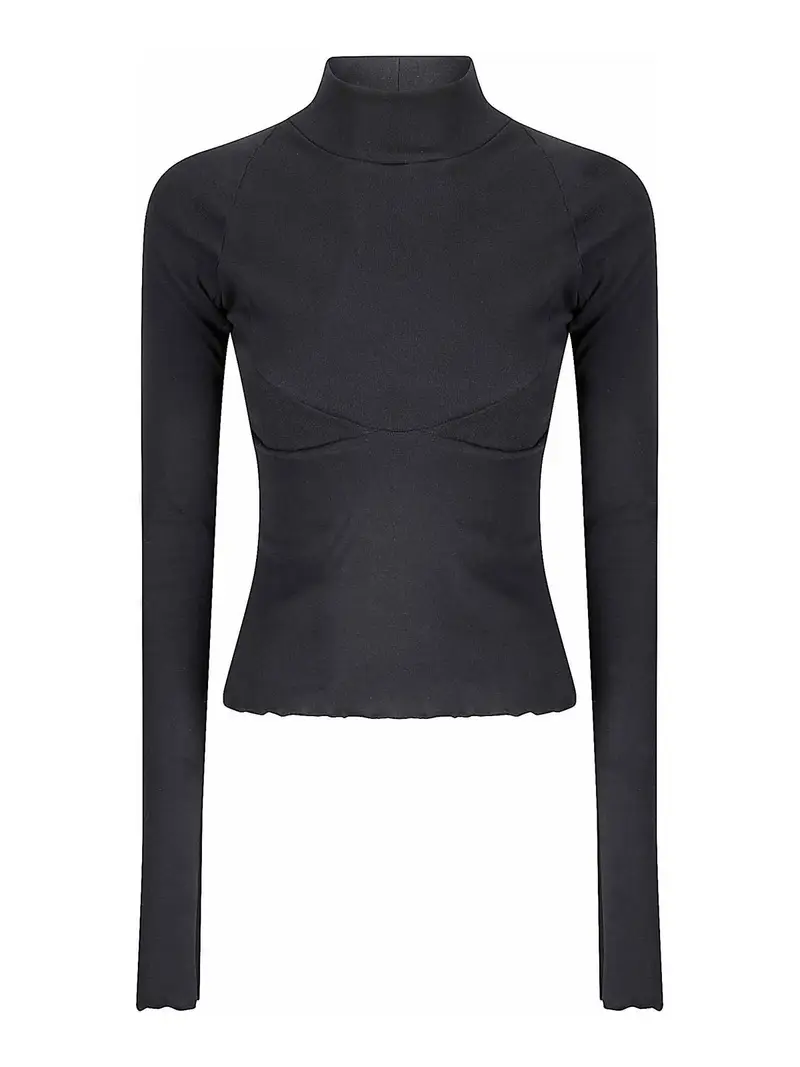 Maglia a maniche lunghe Nero