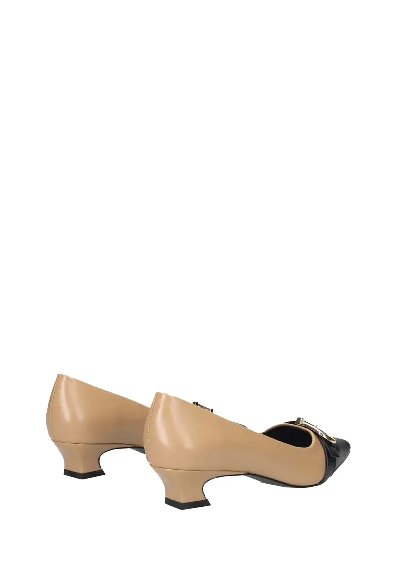 EXÈ - Decolletè Donna Beige/black miniatura 3