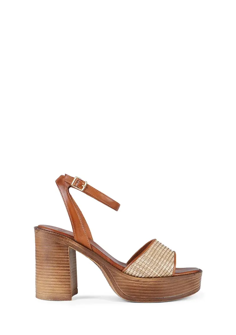 EXÈ - Sandalo Cuoio