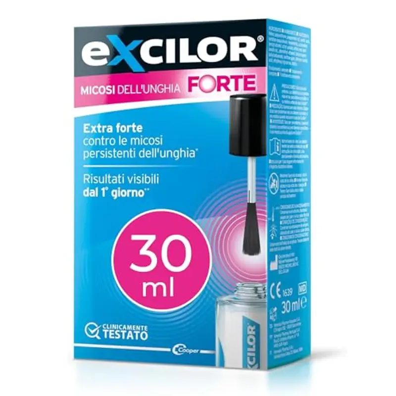 Excilor Micosi dell’unghia Forte, Trattamento della Micosi dell'Unghia Attivo Contro le micosi Persistenti, Confezione da 30 ml