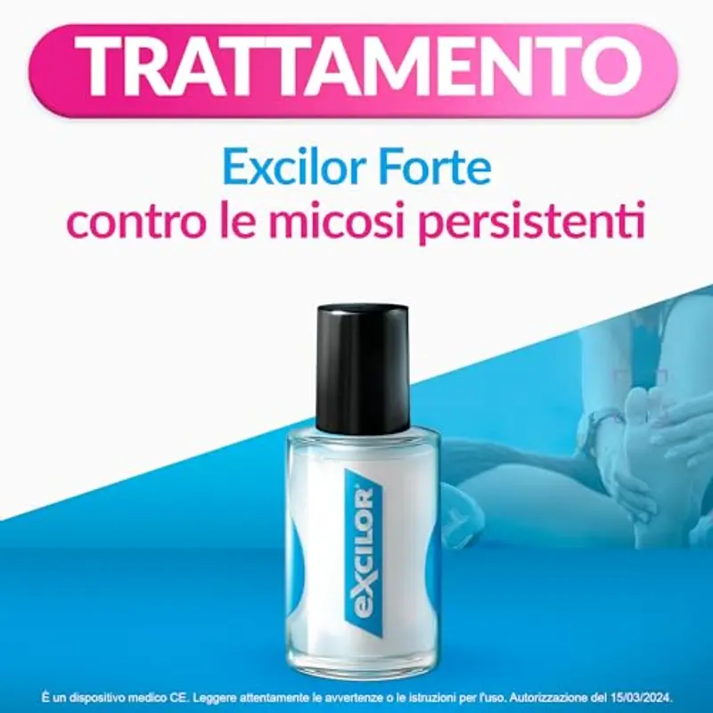 Excilor Micosi dell’unghia Forte, Trattamento della Micosi dell'Unghia Attivo Contro le micosi Persistenti, Confezione da 30 ml miniatura 3