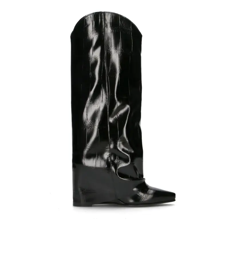 Stivale donna nero Vario