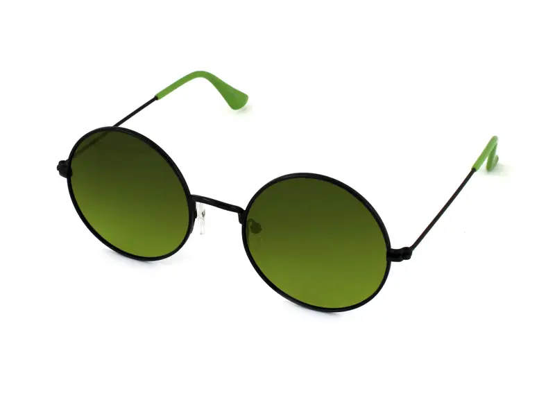 EXIT Bambino OCCH. SOLE BAMB. MET. TK0917 C.01 NERO L./VERDE SF. *3P Occhiali da sole Metallo Nero Verde Rotonda Polarizzata