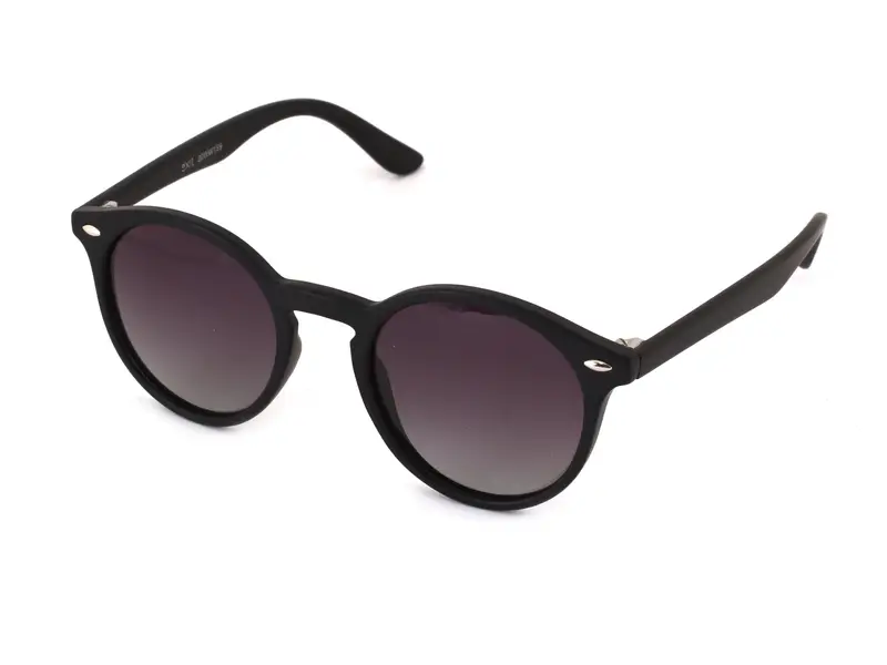 EXIT Bambino OCCH. SOLE BAMB. PLAST. TK0916 C.01 NERO OP./FUMO SF. *3P Occhiali da sole Plastica Nero Grigio Rotonda Polarizzata