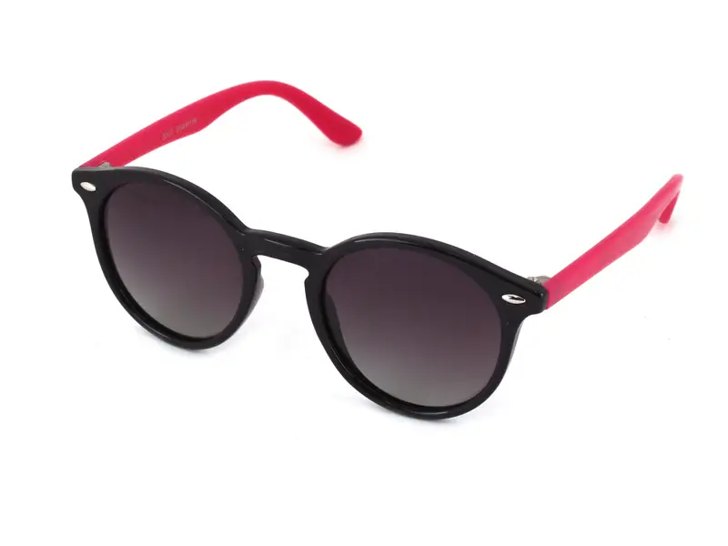 EXIT Bambino OCCH. SOLE BAMB. PLAST. TK0916 C.03 VIOLA-FUXIA/FUMO SF. *3P Occhiali da sole Plastica Viola Grigio Rotonda Polarizzata