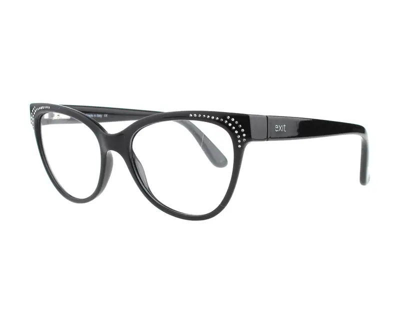 EXIT Donna EX307 1250 Montature da vista Plastica Nero  Cat Eye