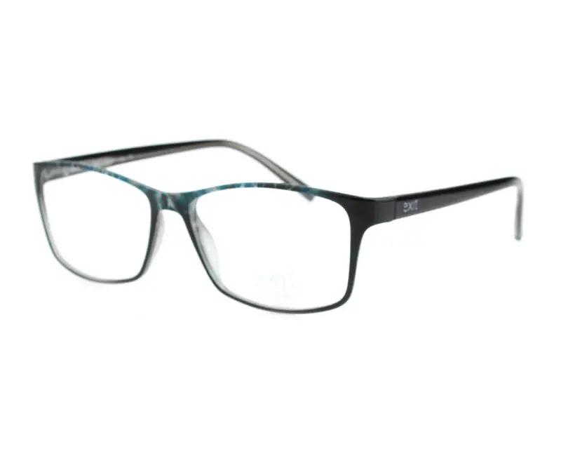 EXIT Unisex EX314 A626 Montature da vista Plastica Nero  Squadrata