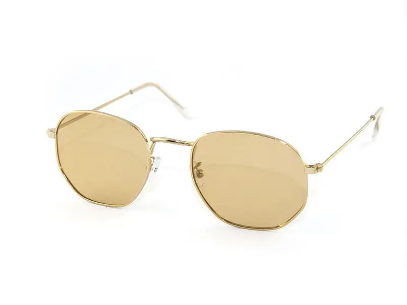 Exit+ Unisex EX352 C.01 oro/marrone Occhiali da sole Metallo Oro  Geometrica