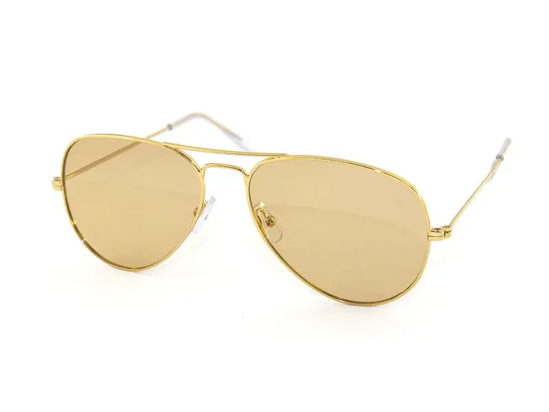 Exit+ Unisex EX358 C.01 Occhiali da sole Metallo Oro  Pilot Normale