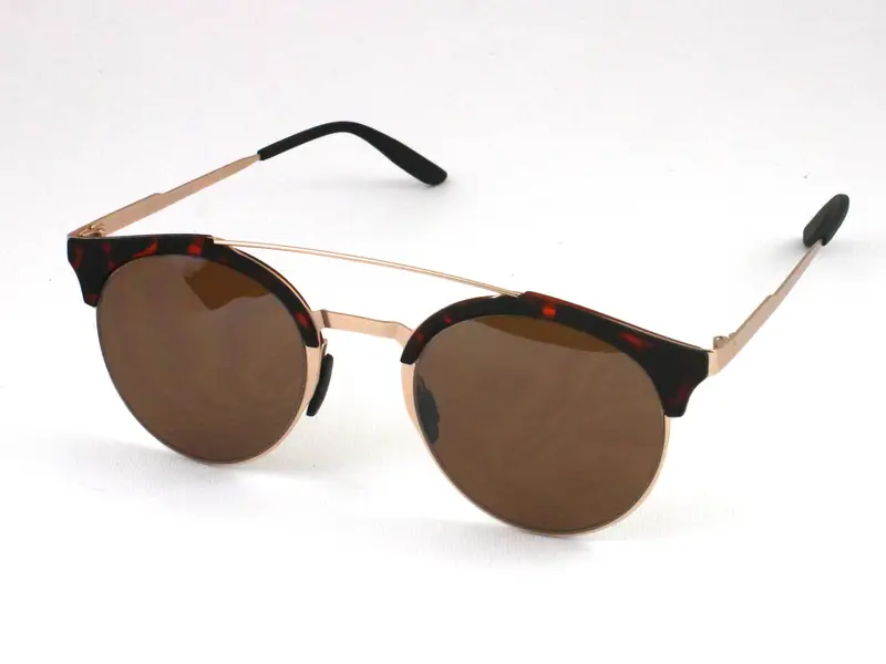 EXIT Unisex EXS17013 05 oro/marrone Occhiali da sole    Pilot Normale