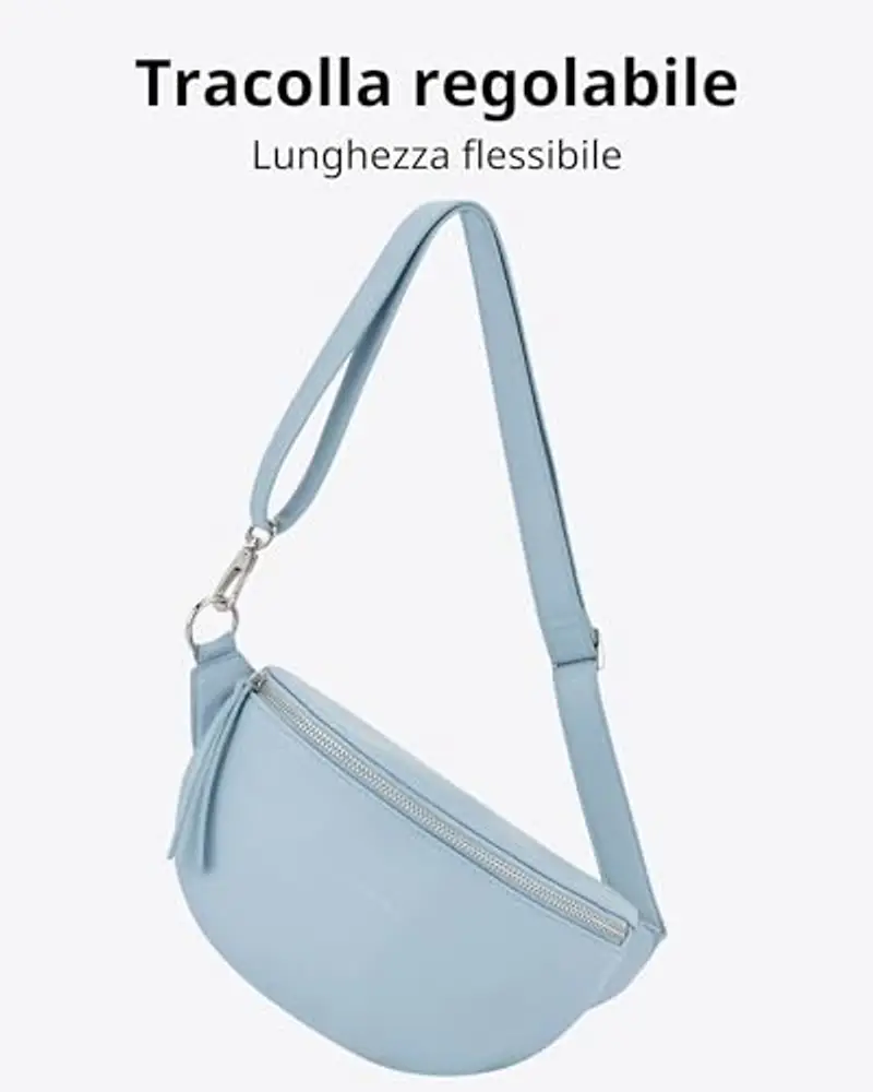 Expatrié Marsupio Donna Azzurro 2429133 miniatura 3