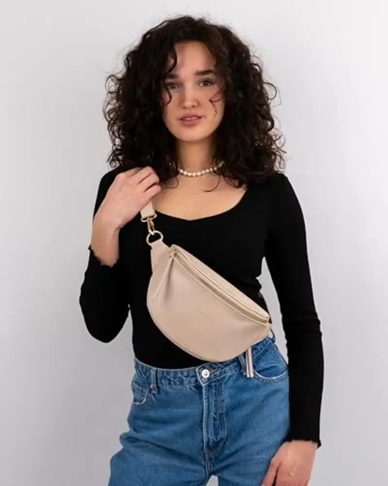 Expatrié Marsupio Donna Beige 2429130 miniatura 2